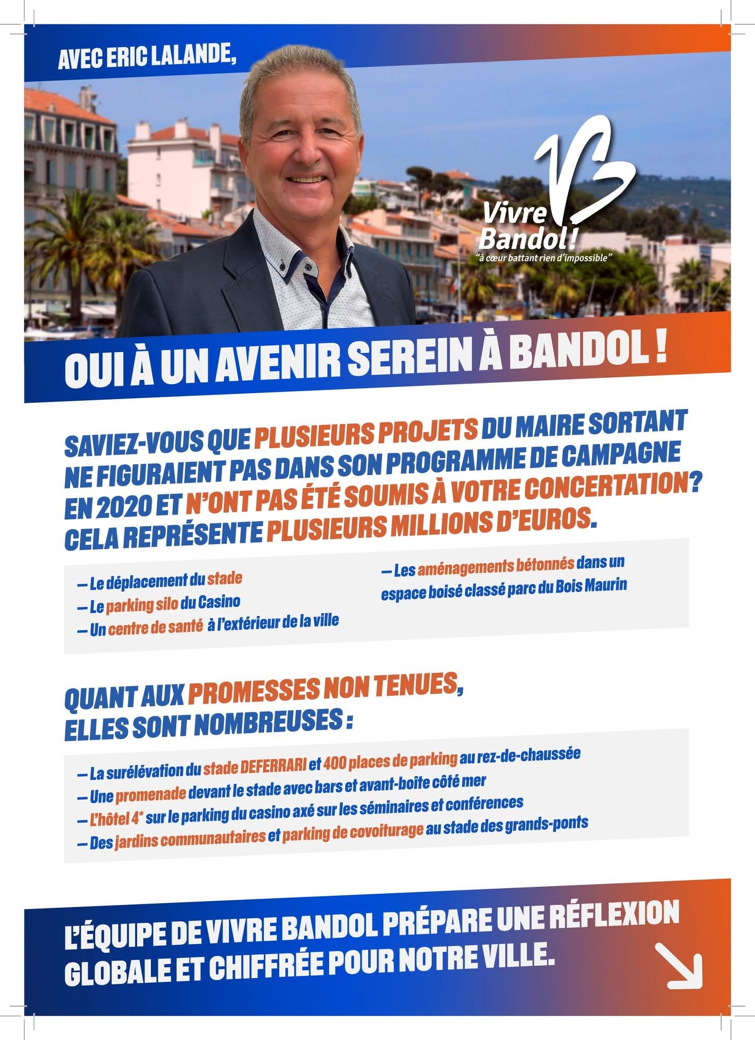 Oui &agrave; un avenir serein &agrave; Bandol!