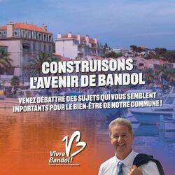 &Eacute;ric LALANDE et des colistiers  de Vivre Bandol! ont rencontr&eacute; les habitants du quartier Bois Maurin